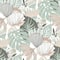 RoomMates Retro Tropical Leaves Peel & Stick Wallpaper